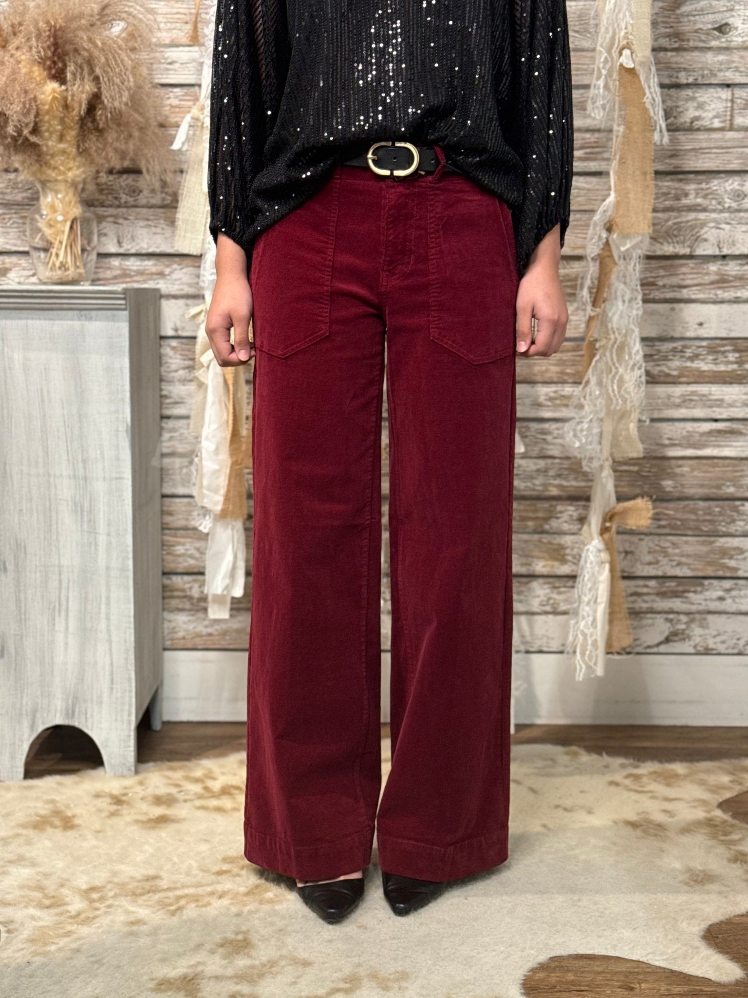 Crimson Grove Corduroy Pant - Mainstream Boutique