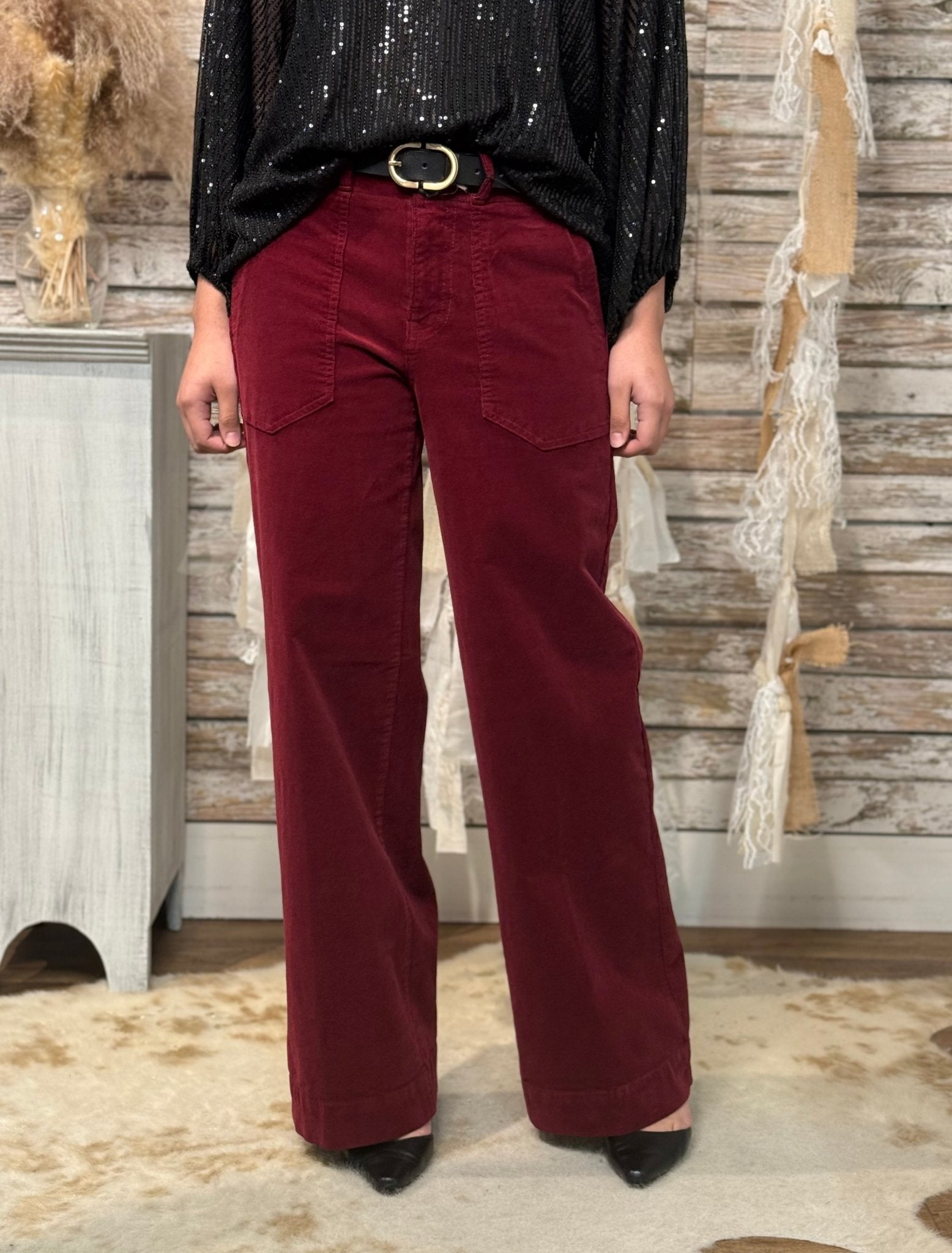 Crimson Grove Corduroy Pant - Mainstream Boutique