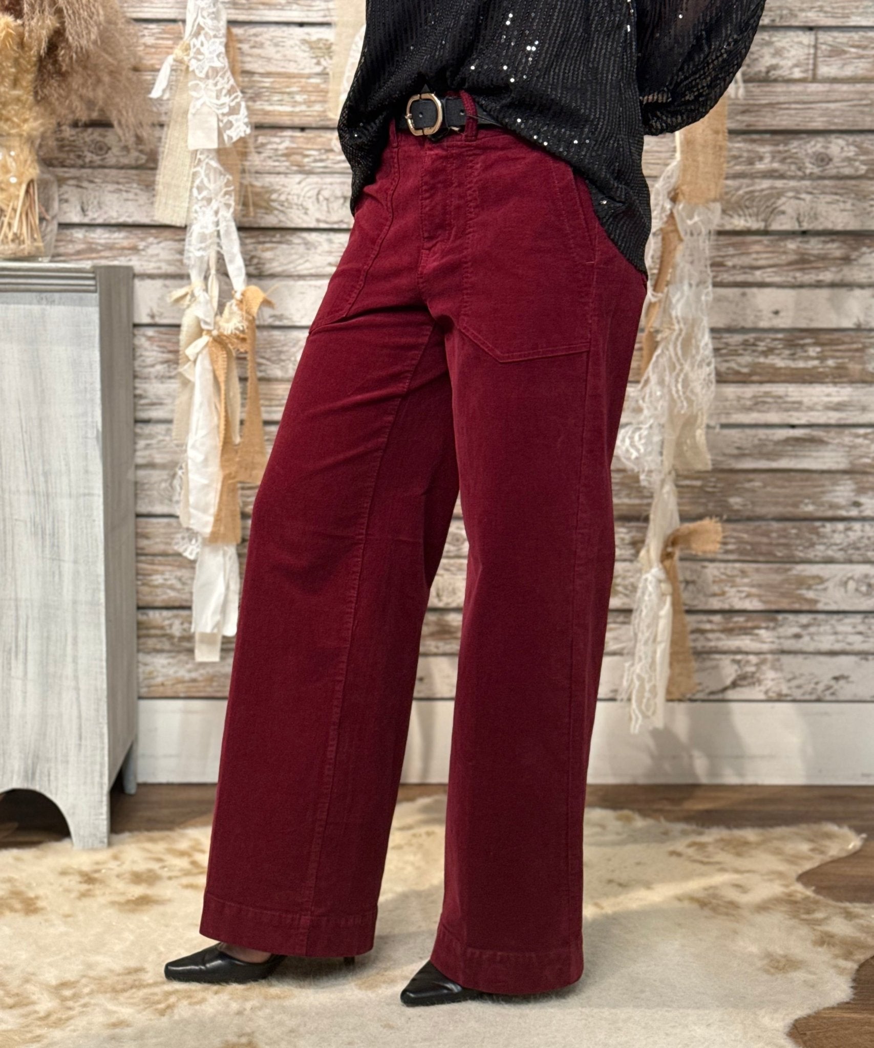 Crimson Grove Corduroy Pant - Mainstream Boutique