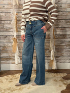 Mac And Me Harbor Breeze Wide Leg Denim - Mainstream Boutique