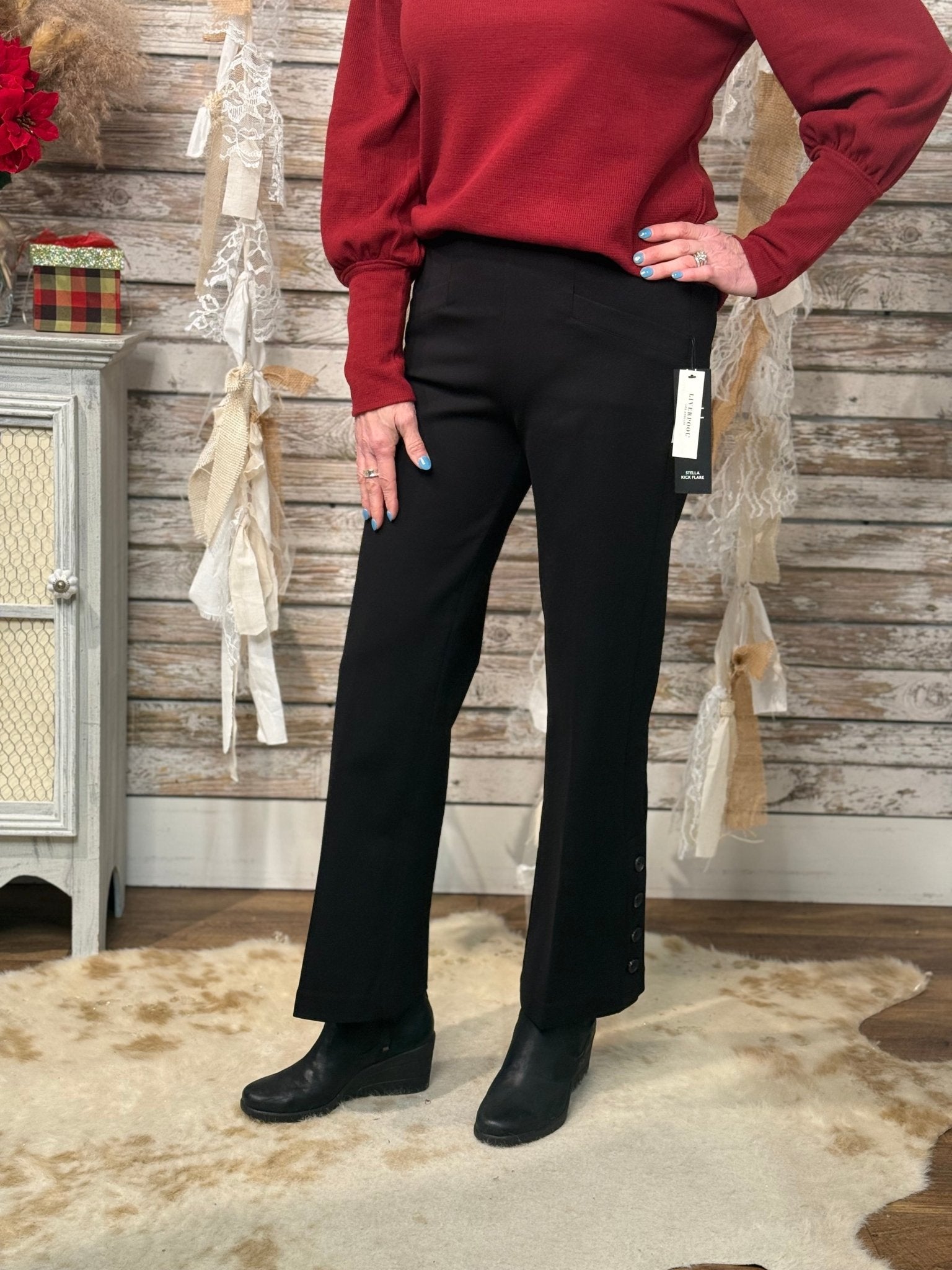 Liverpool Stella Easy Stretch Kick Flare Pant - Mainstream Boutique