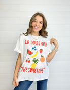Mac And Me Graphic Tee "La Dolce Vita" - Mainstream Boutique