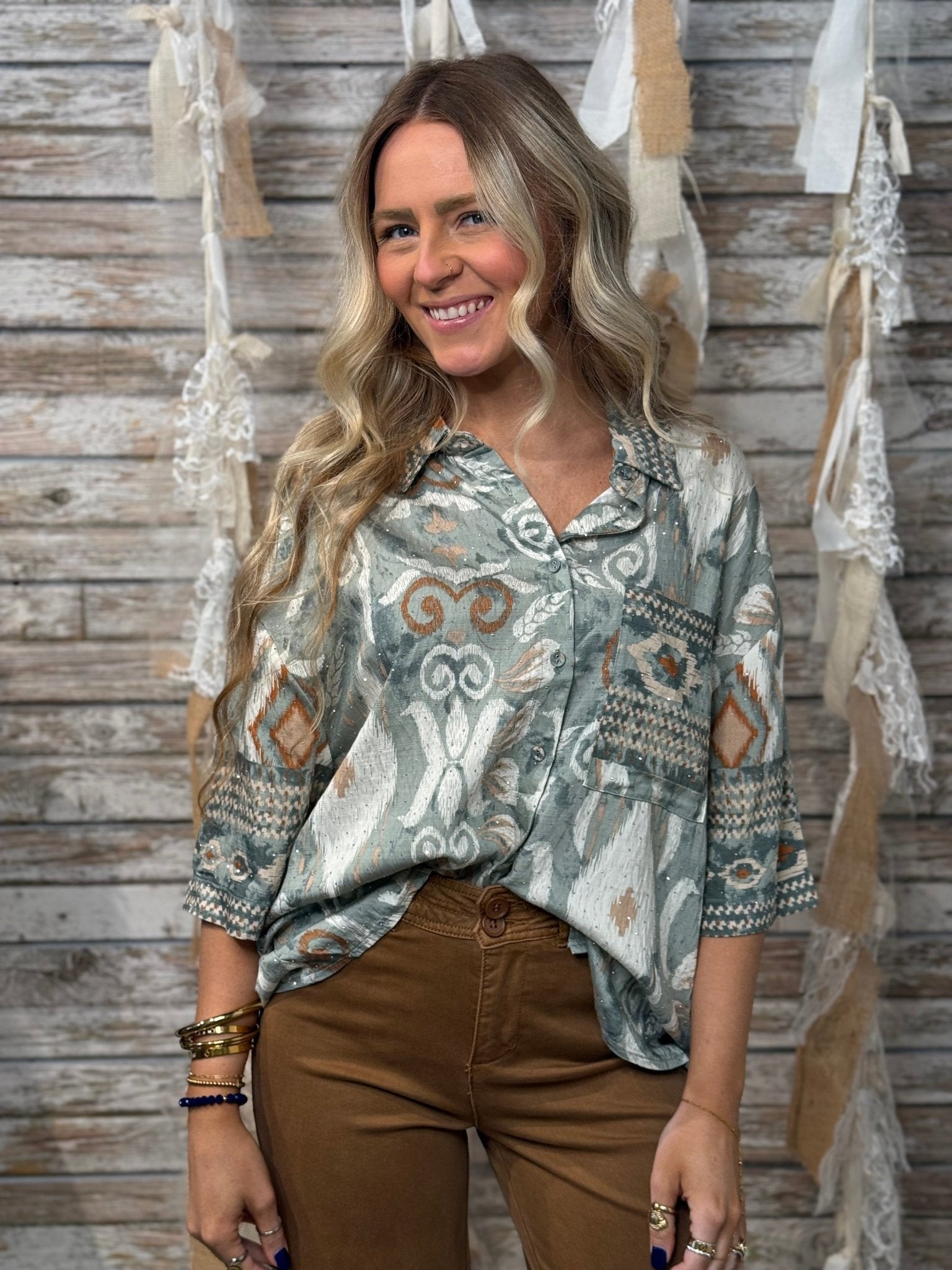 Sahara Mirage Top - Mainstream Boutique