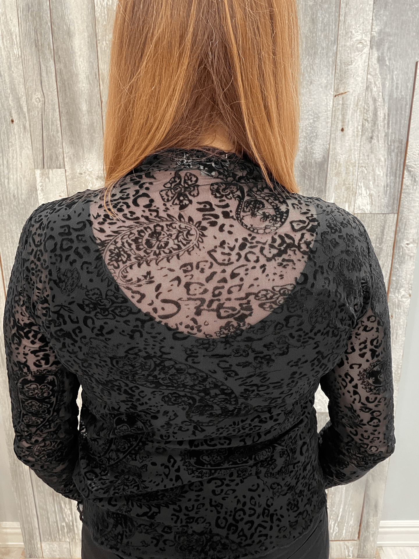 Paisley Printed Lace Top - Mainstream Boutique