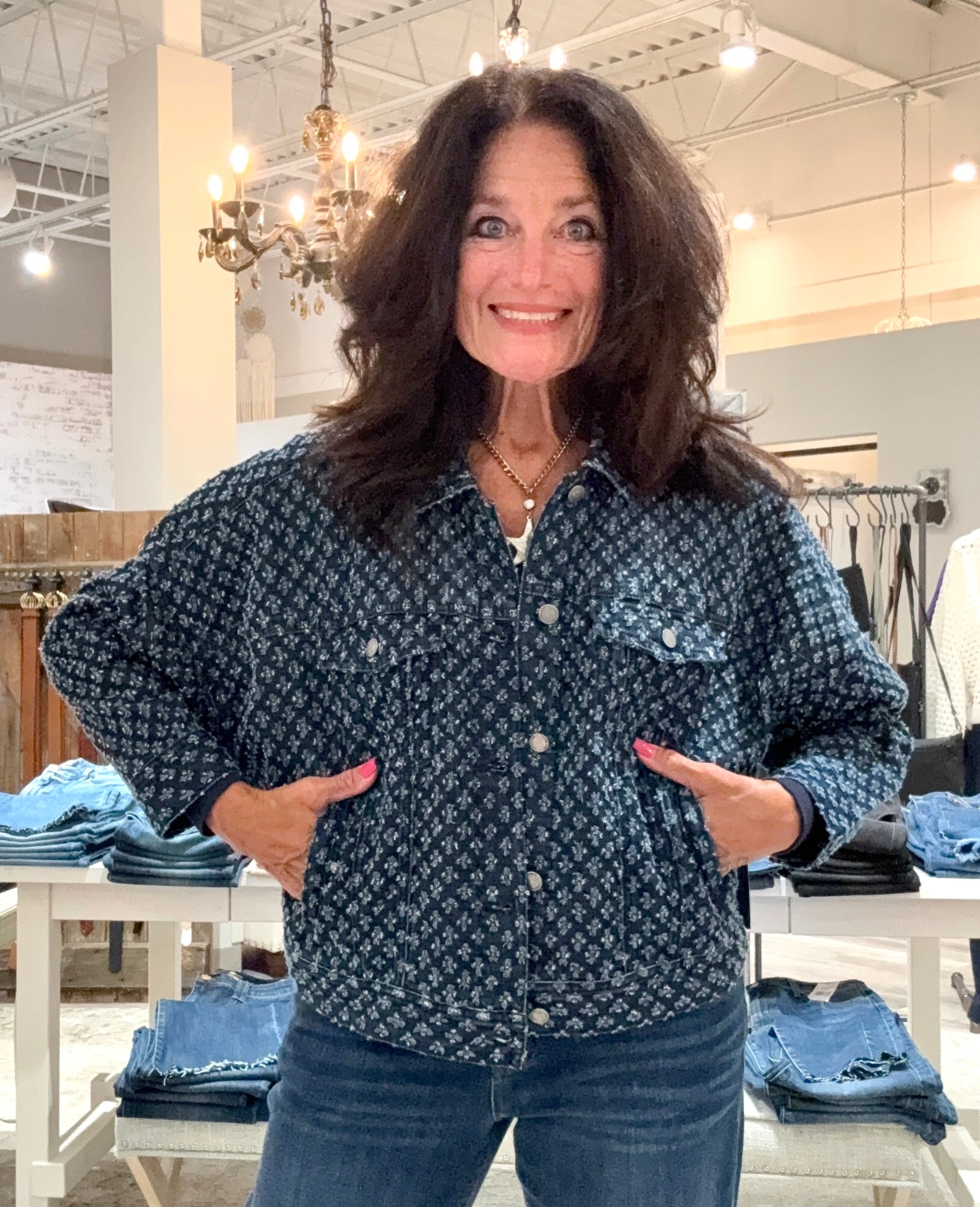 Crop Easy Trucker Jacket