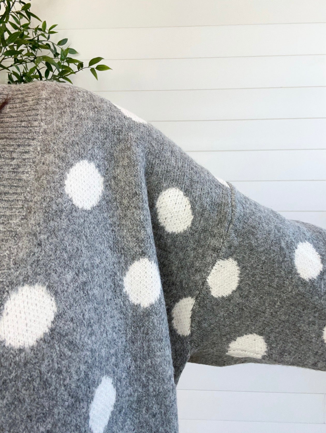 Polka Dot Classic Cardigan - Mainstream Boutique
