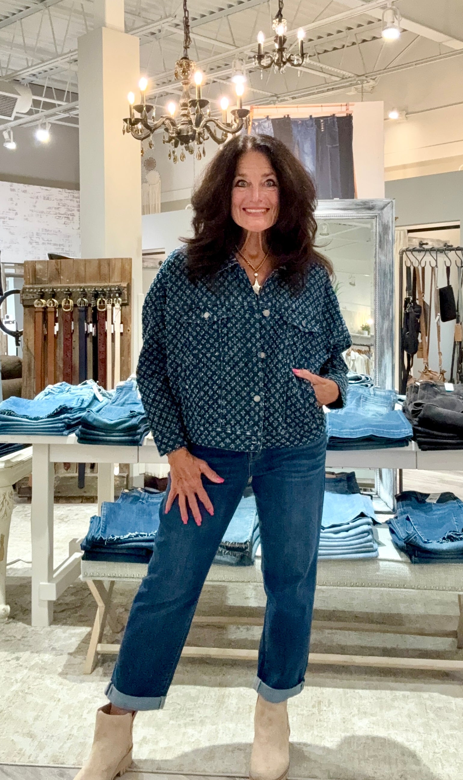 Crop Easy Trucker Jacket