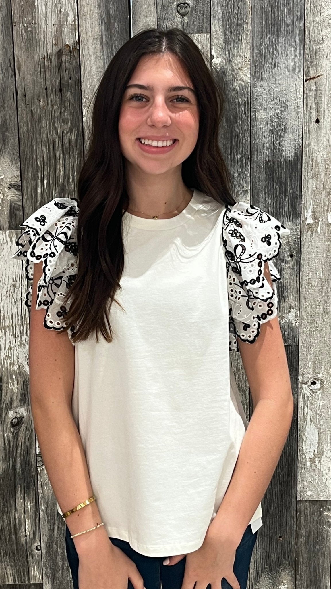 Keny Ruffle Knit Top - Mainstream Boutique