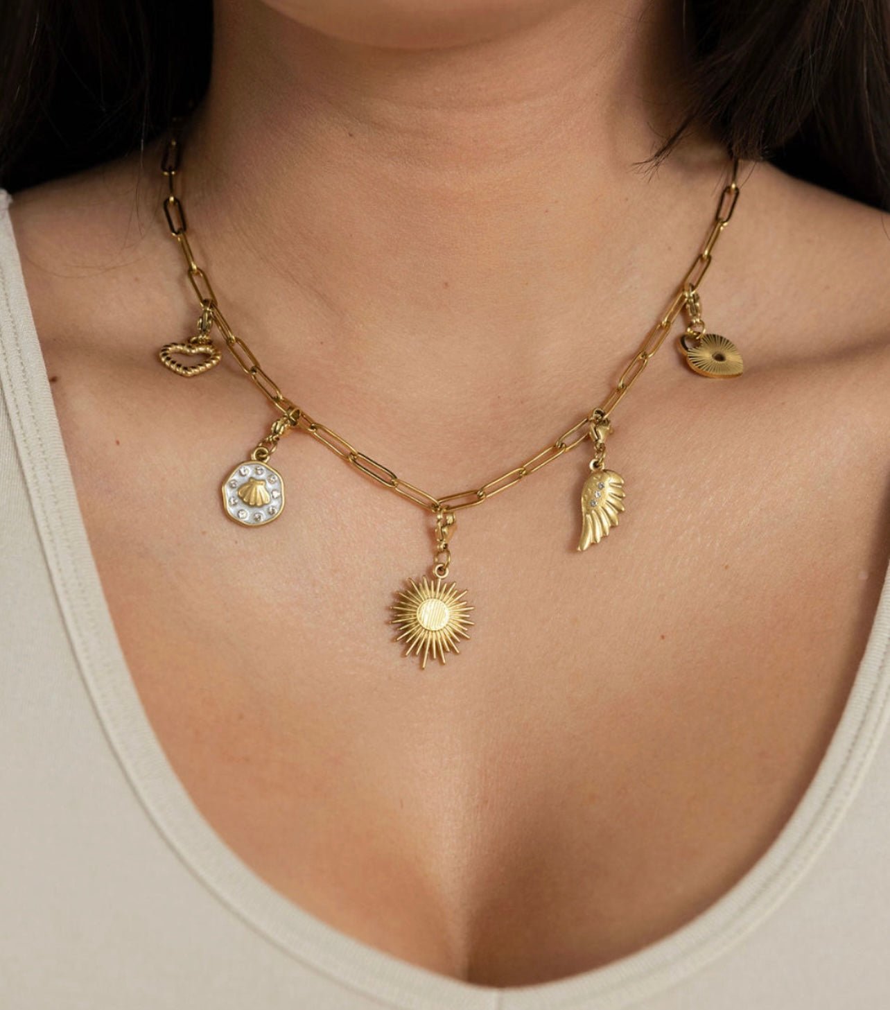 Mac And Me Mix & Match Charm Necklace - Mainstream Boutique