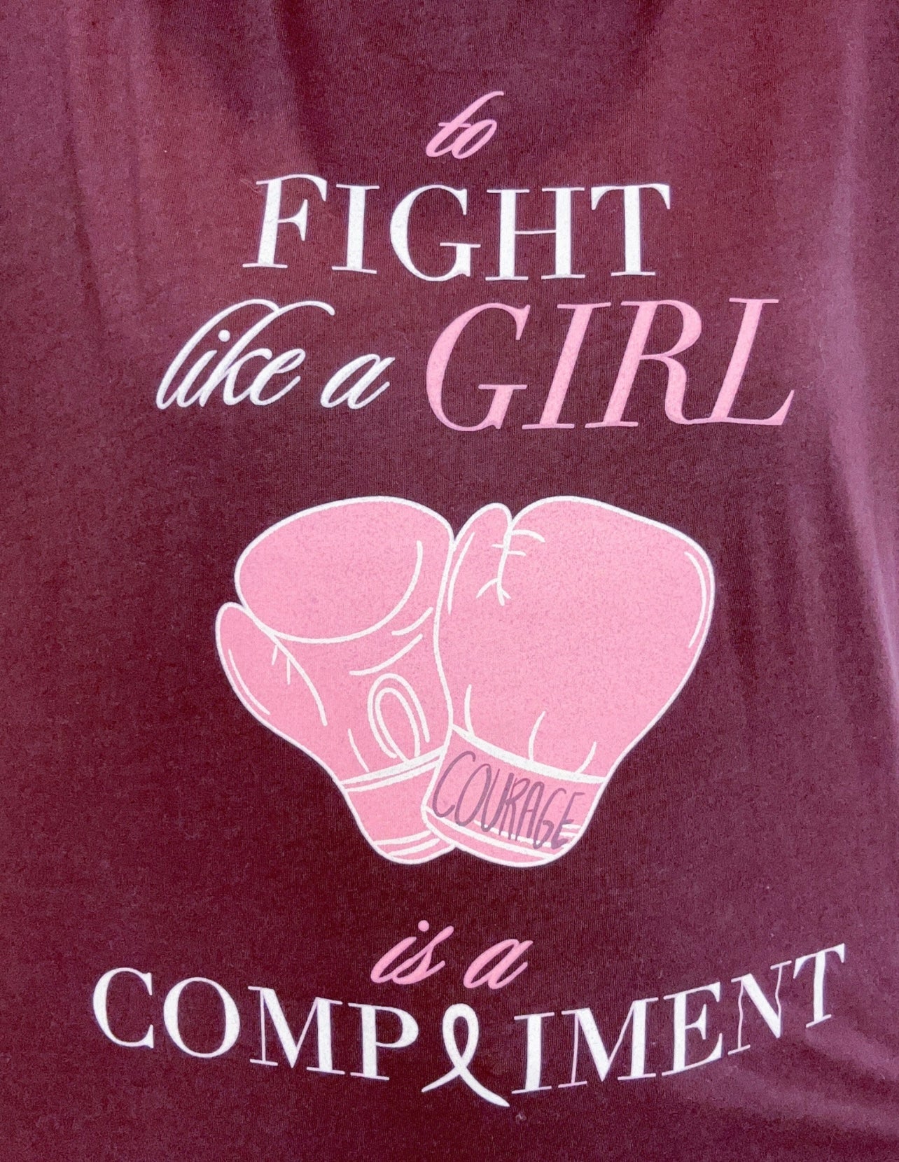 Mac And Me Fight Like A Girl Tee - Mainstream Boutique