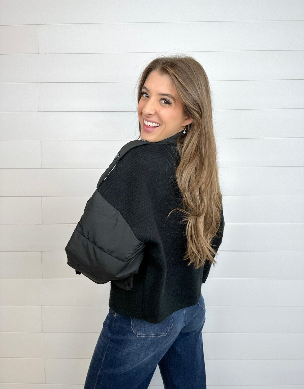 Auden Mix Media Puffer Jacket - Mainstream Boutique