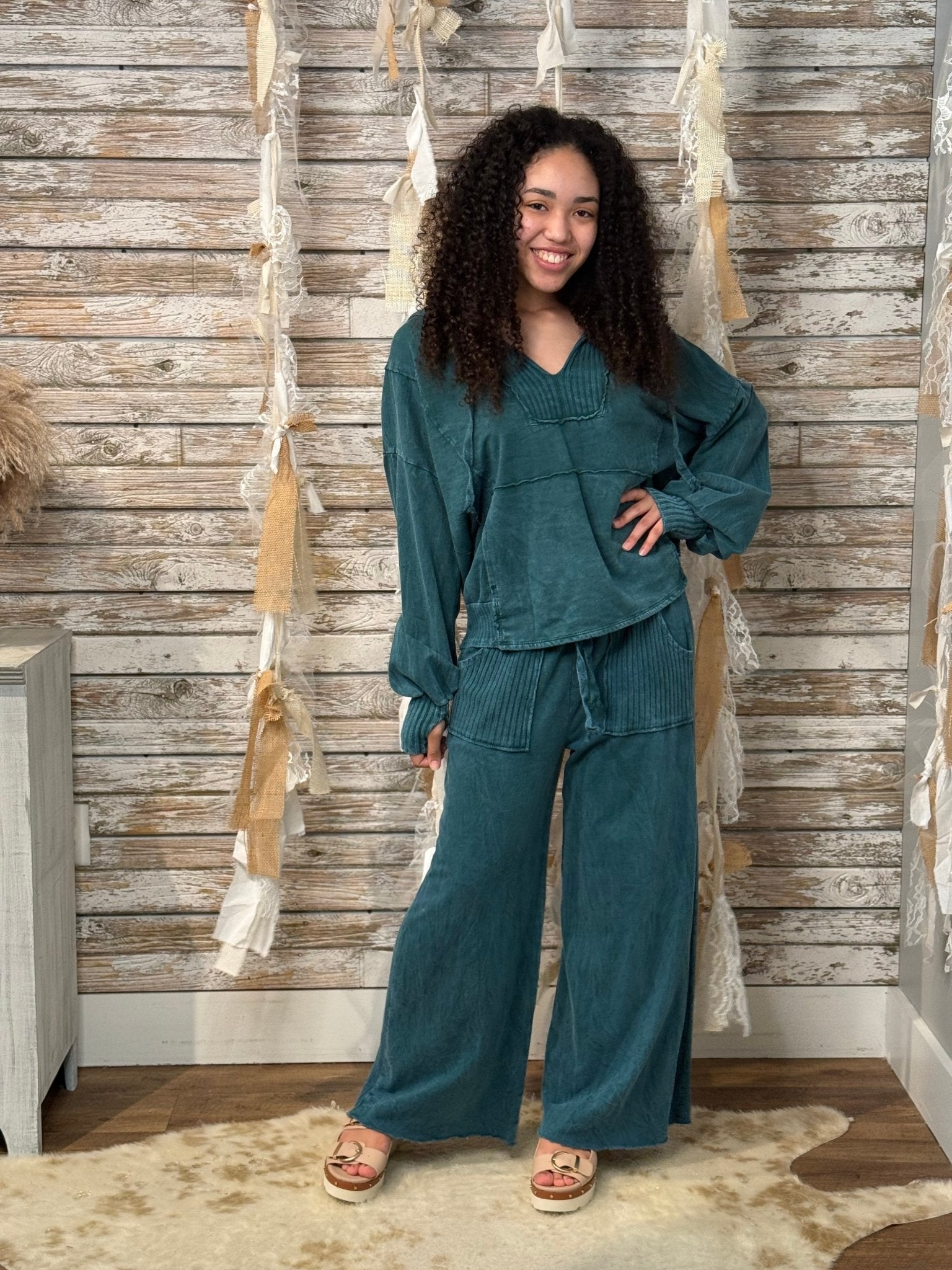 Mineral Drift Wide Leg Pants - Mainstream Boutique