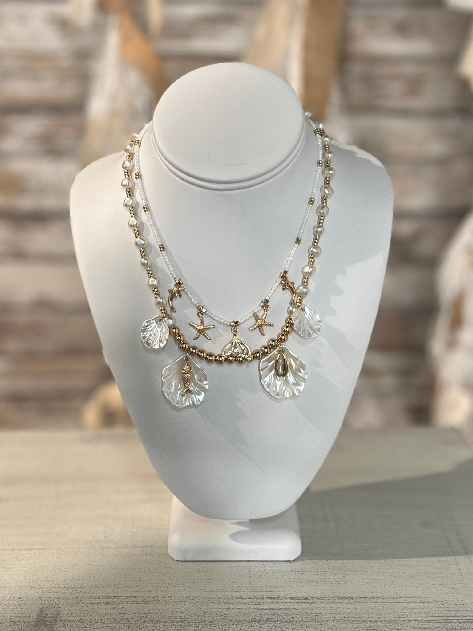 Seas The Charm Necklace - Mainstream Boutique