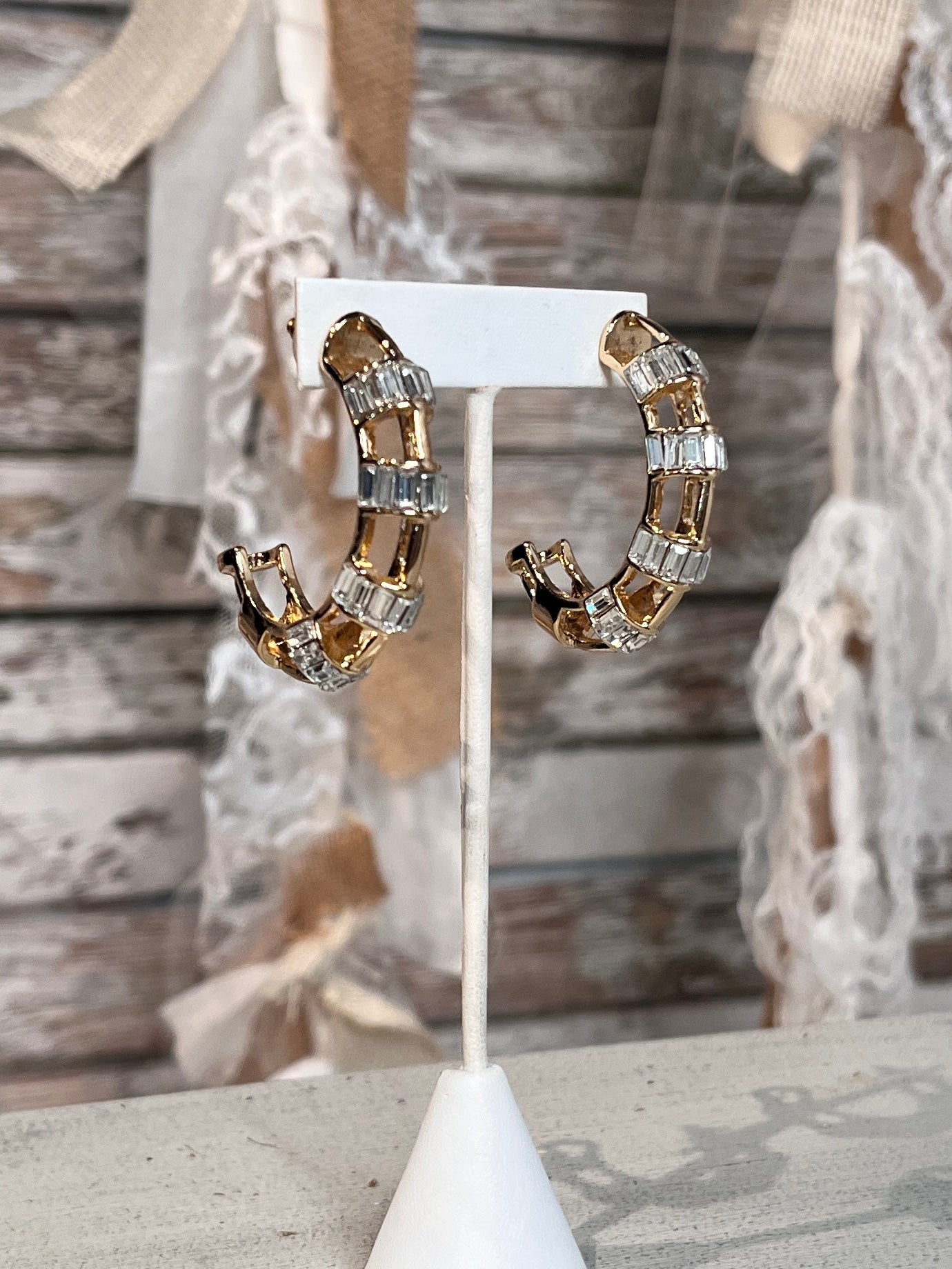 Starlight Steps Hoops - Mainstream Boutique