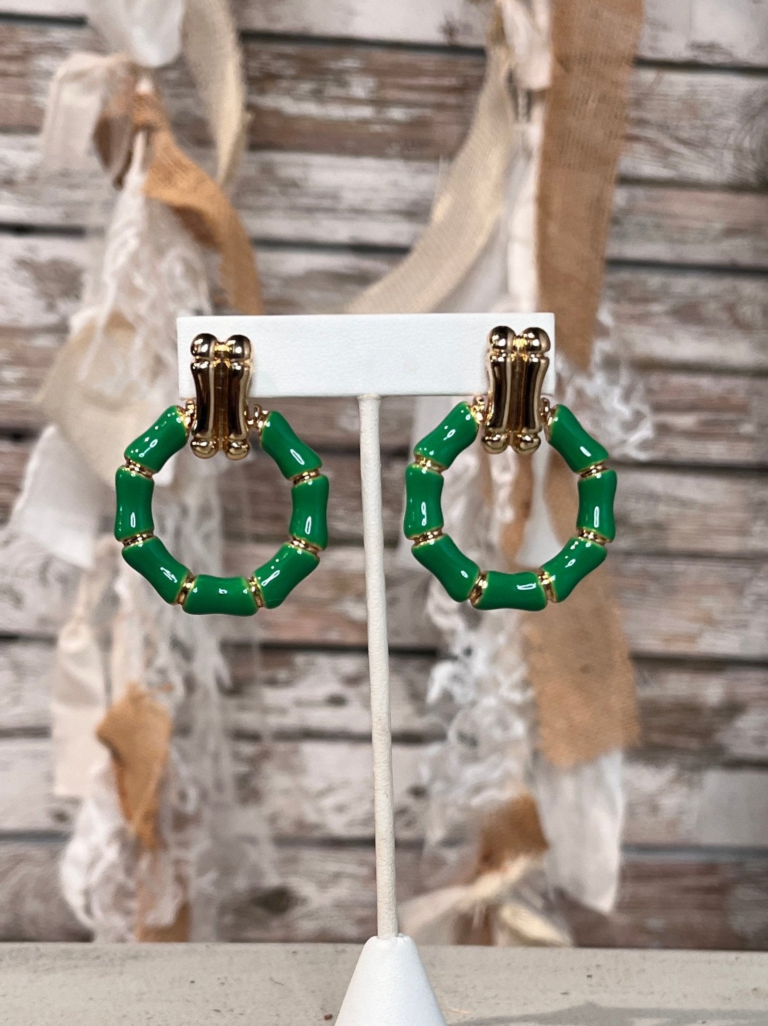 Bamboo Luxe Earrings - Mainstream Boutique