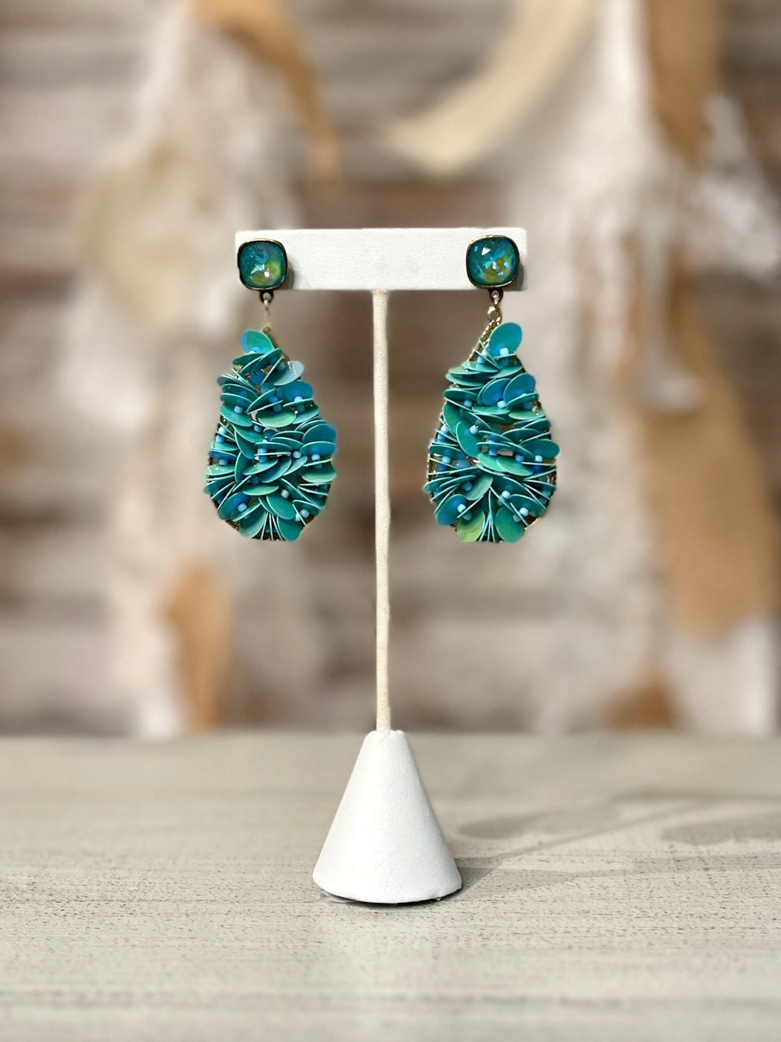 Sea Breeze Sequin Earrings - Mainstream Boutique