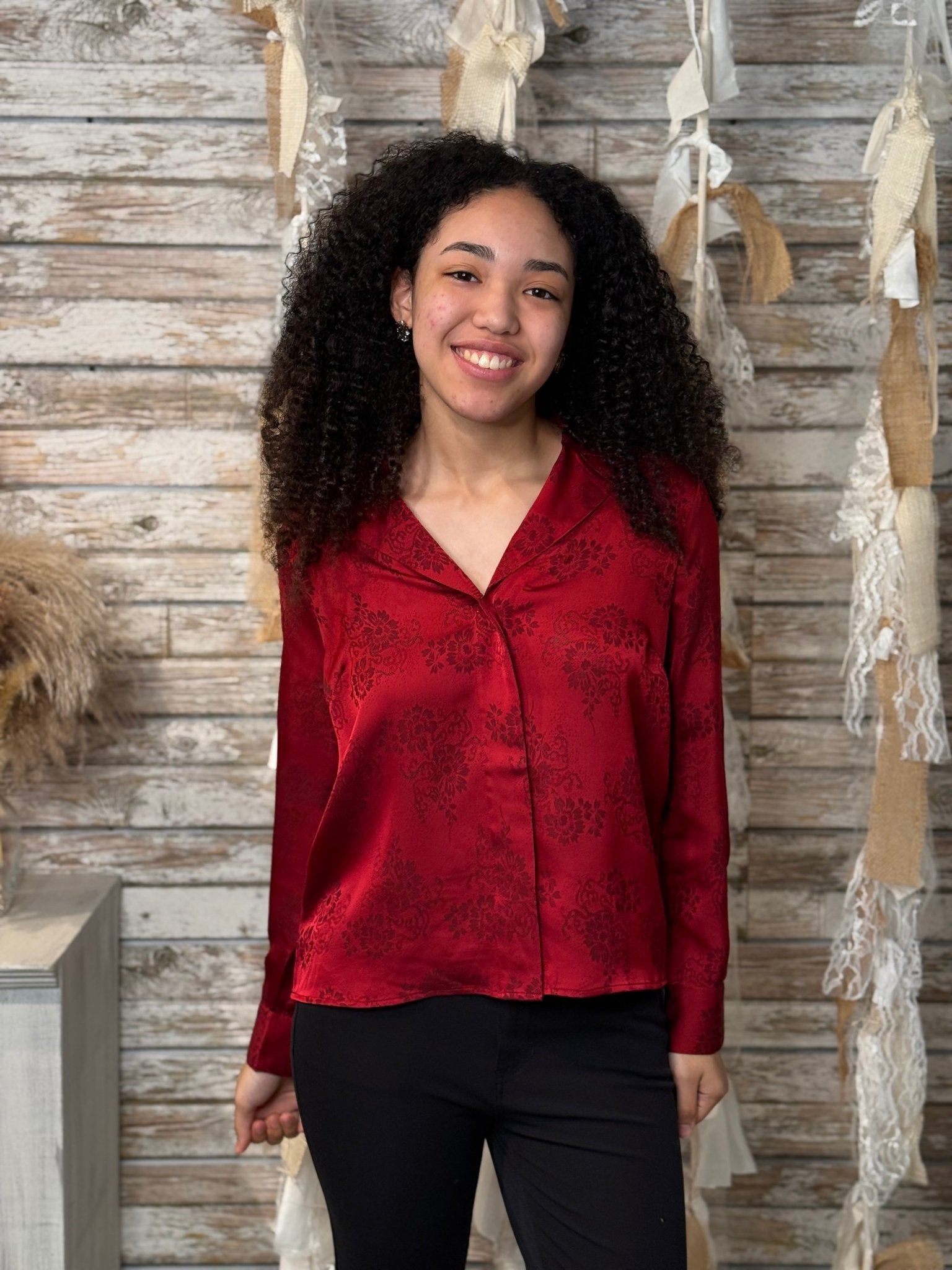 Scarlet Whisper Top - Mainstream Boutique