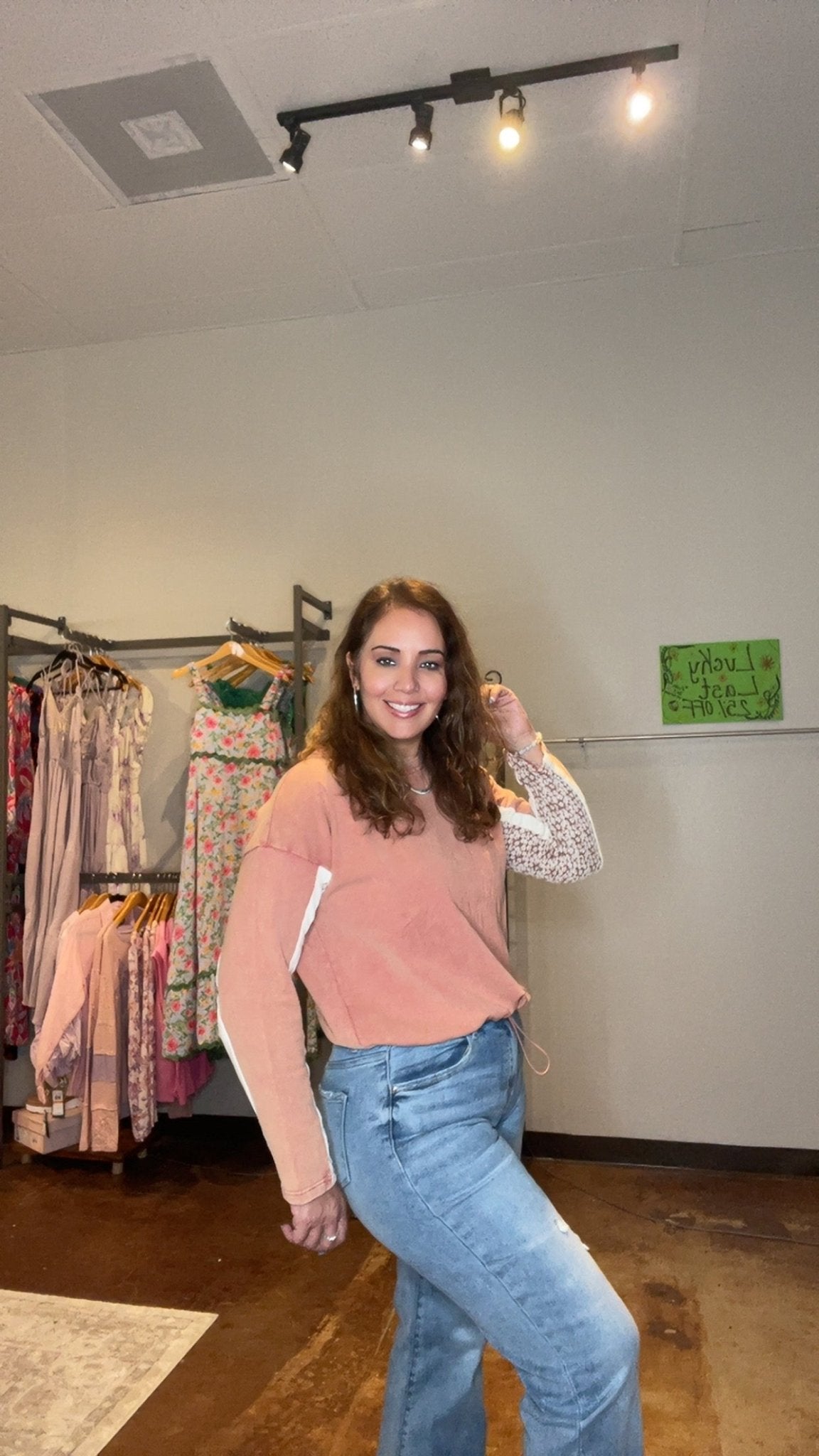 Mix Media Terry Top - Mainstream Boutique