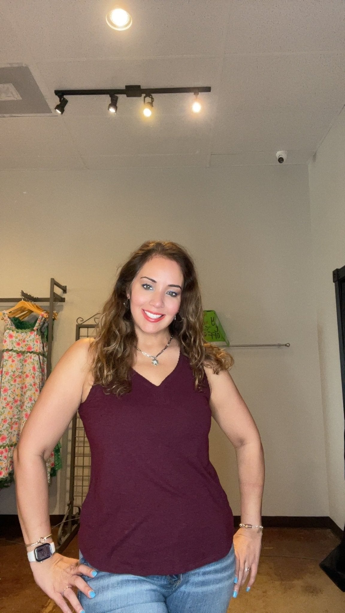 Sleeveless Sweetheart Neck Knit Tank - Mainstream Boutique