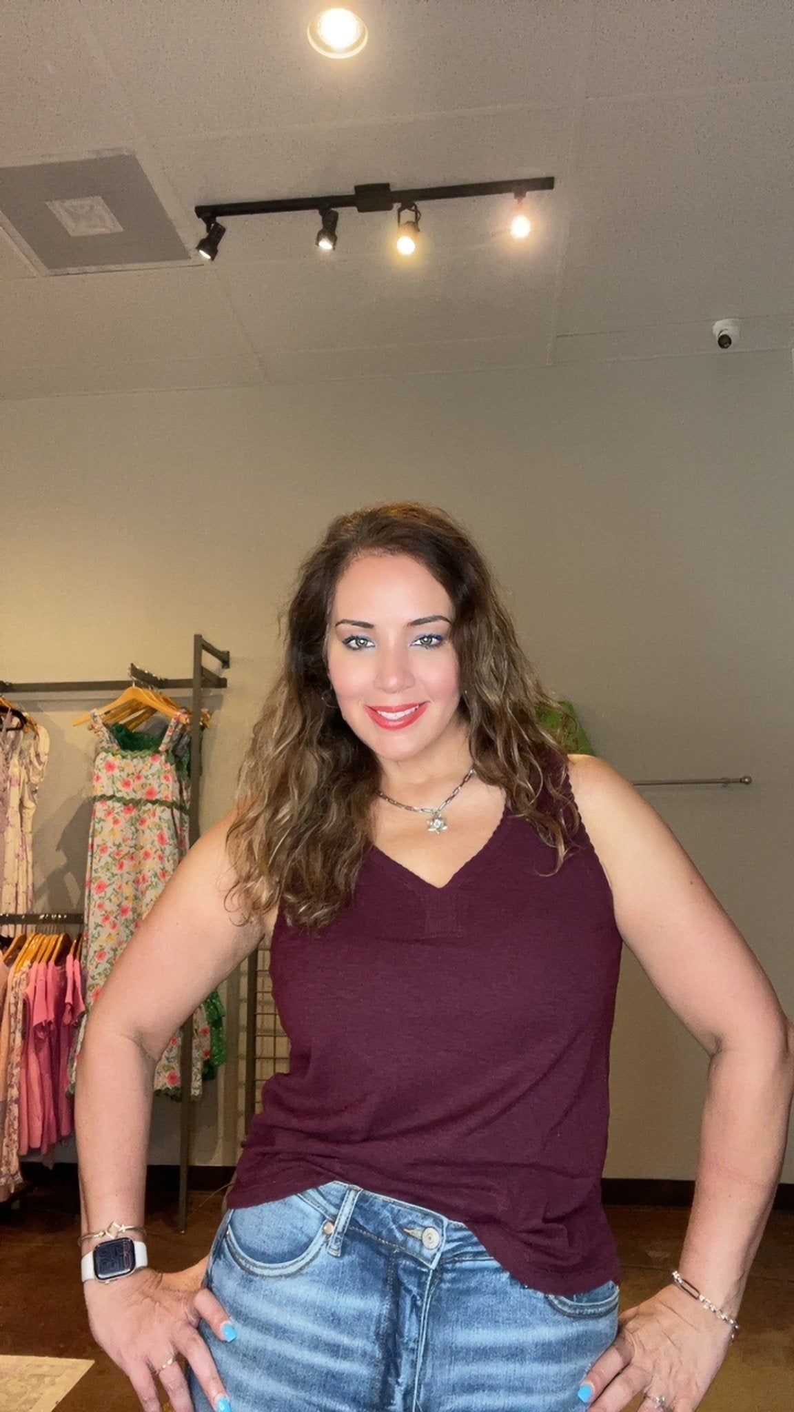 Sleeveless Sweetheart Neck Knit Tank - Mainstream Boutique
