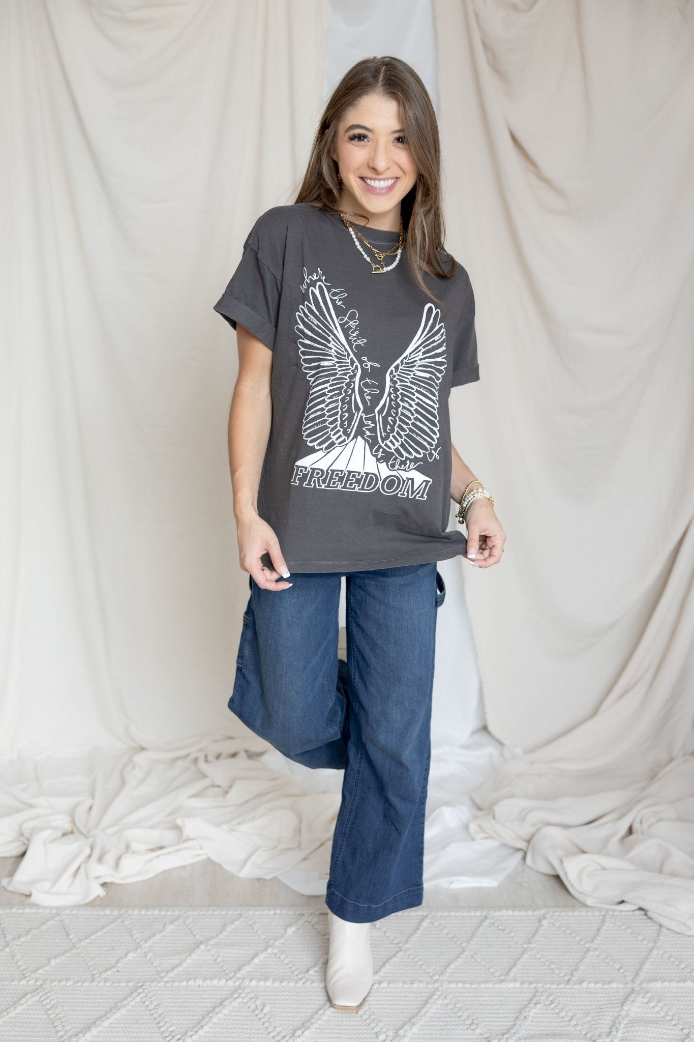 Freedom Graphic Tee - Mainstream Boutique