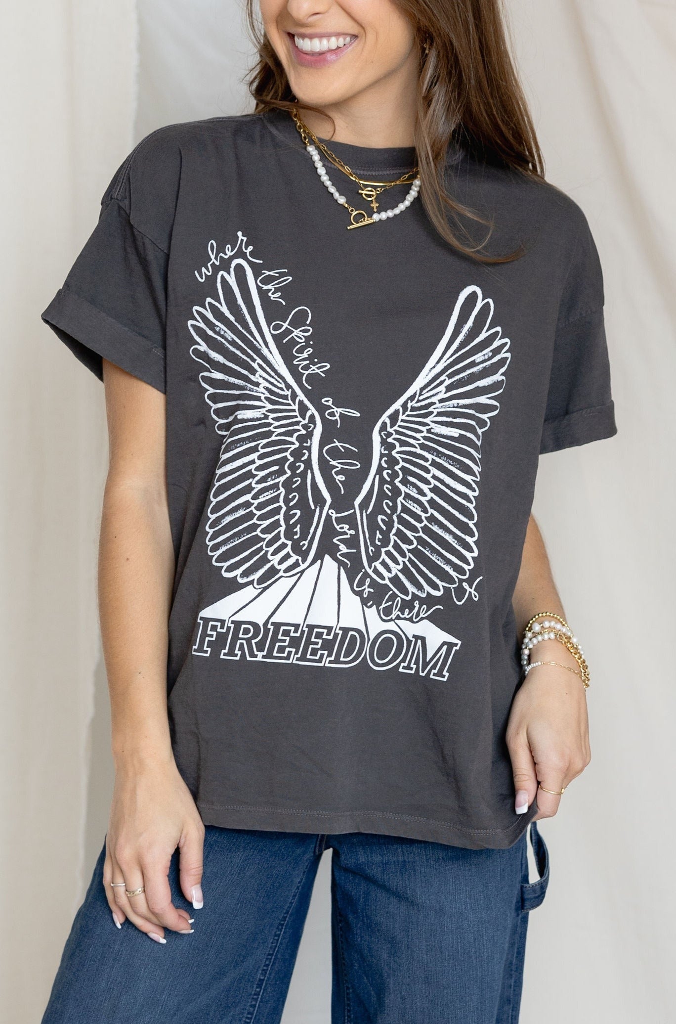 Freedom Graphic Tee - Mainstream Boutique