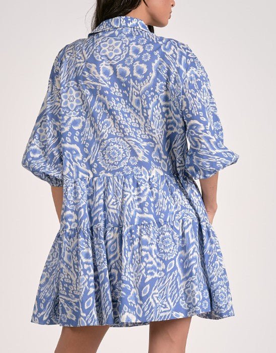 Indigo Breeze Shirt Dress - Mainstream Boutique