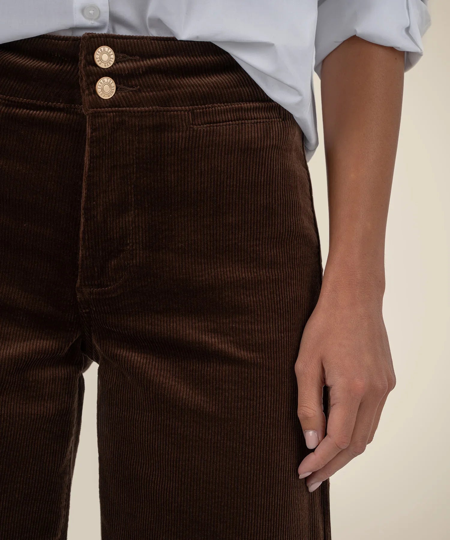 Meg Corduroy Wide Leg Pant - KUT - Mainstream Boutique