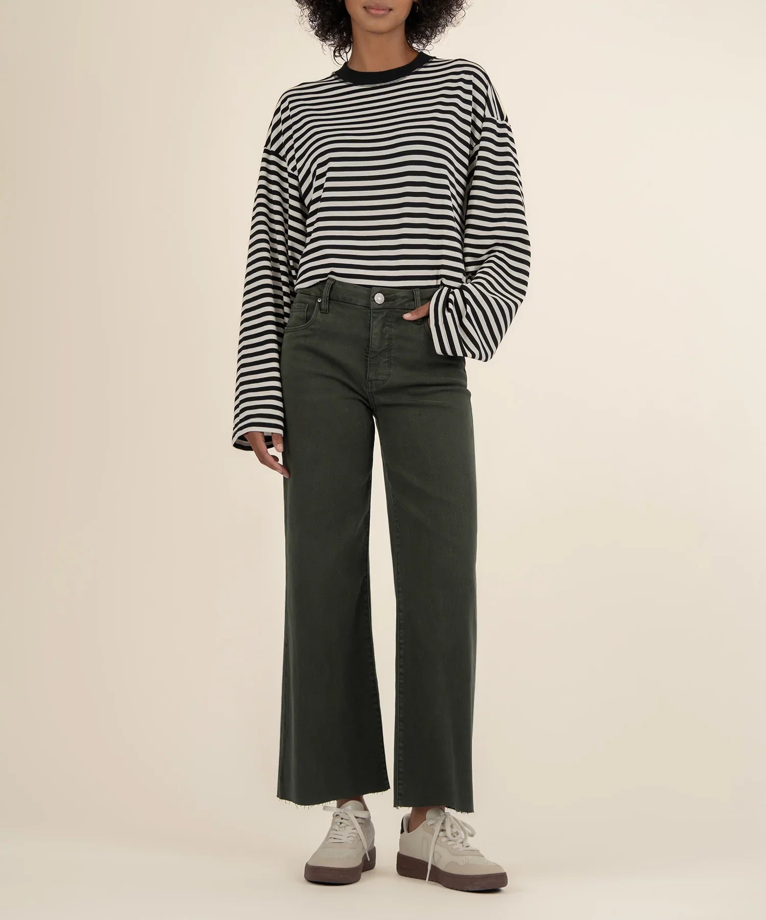 Meg High Rise Wide Leg - Sherwood Forest - Mainstream Boutique