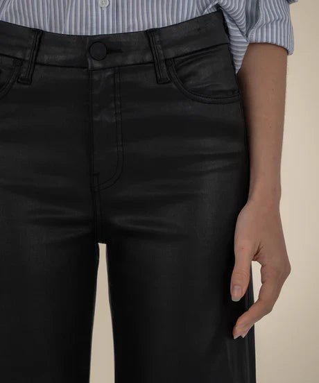 KUT Meg High Rise Coated Wide Leg - Mainstream Boutique