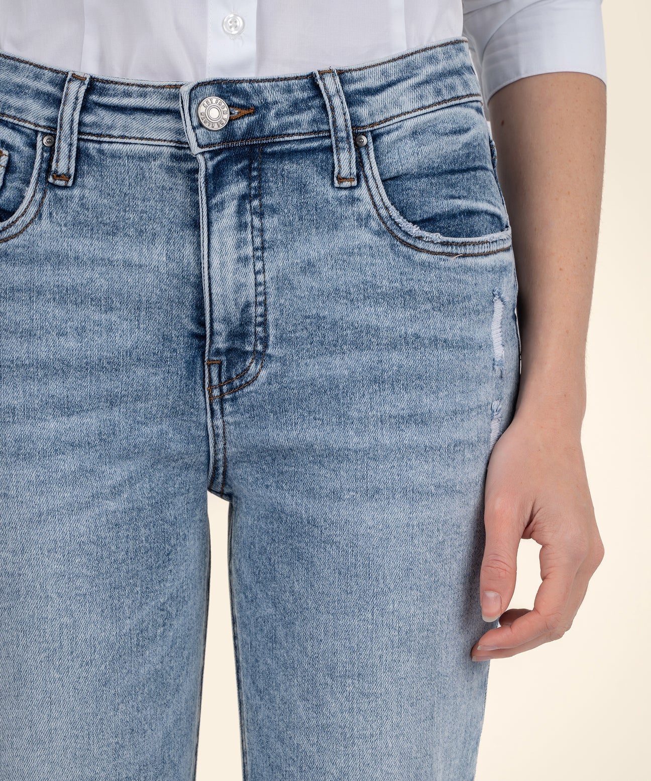 Rachael High Rise Fab Ab Mom Jeans - Mainstream Boutique