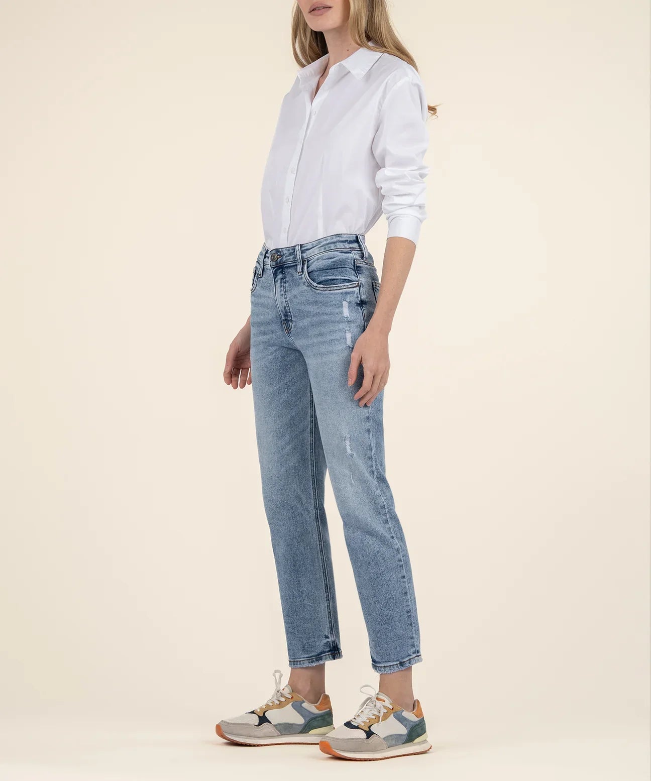 Rachael High Rise Fab Ab Mom Jeans - Mainstream Boutique