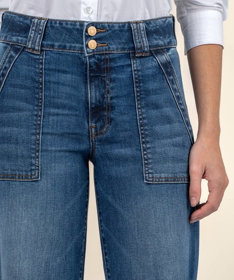 Jodi High Rise Jeans W/Pork Chop Pkts - Mainstream Boutique