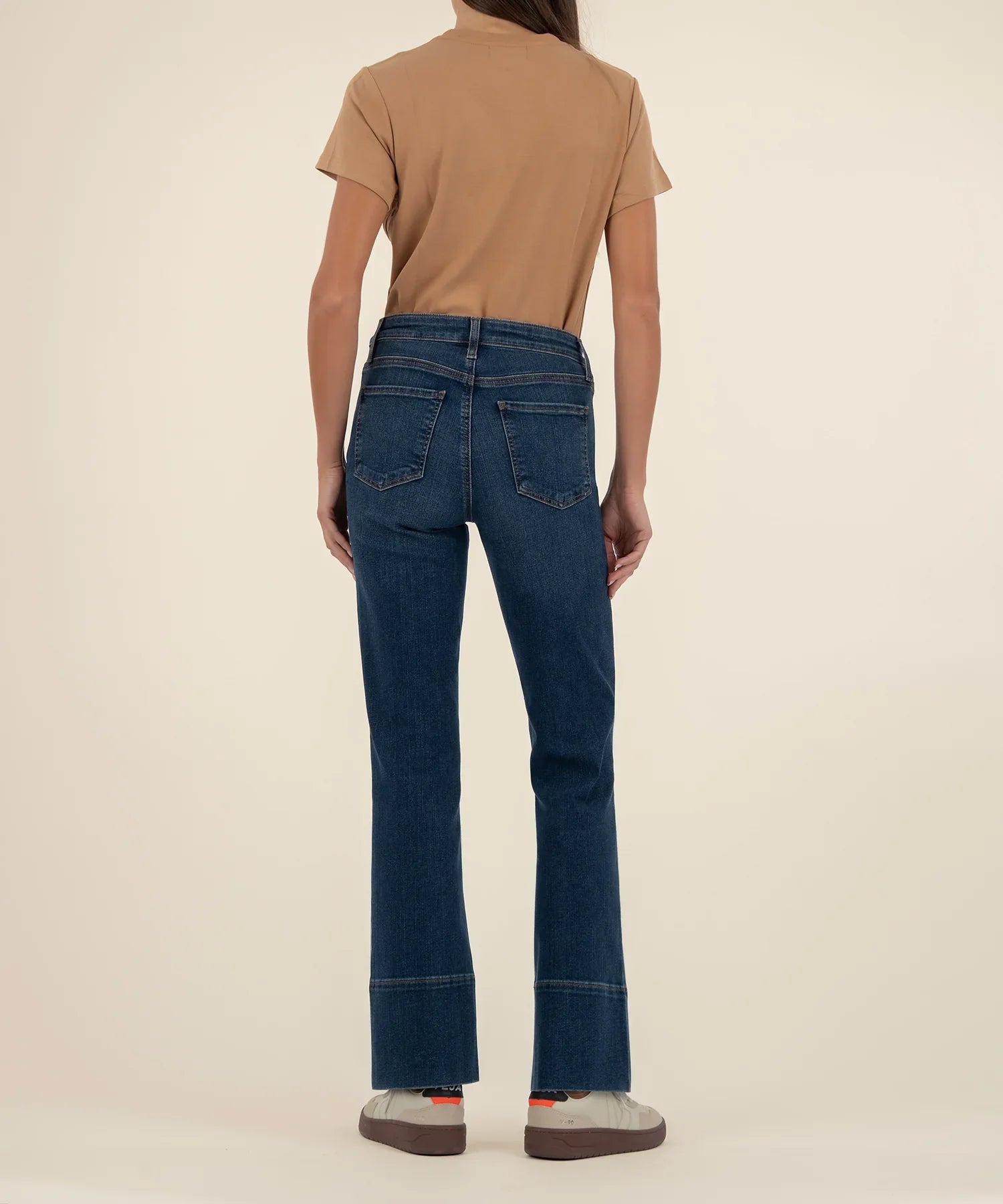 High Rise Kelsey Flare With Front Seaming Detail - Mainstream Boutique