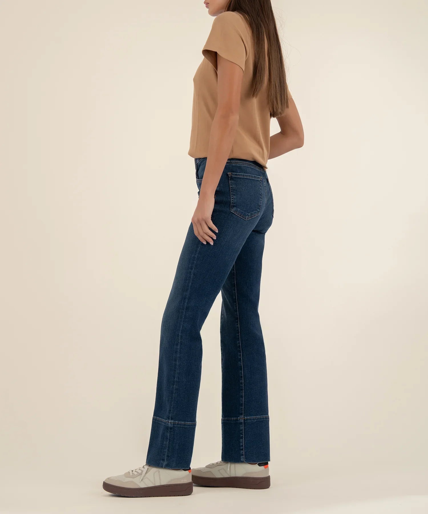 High Rise Kelsey Flare With Front Seaming Detail - Mainstream Boutique