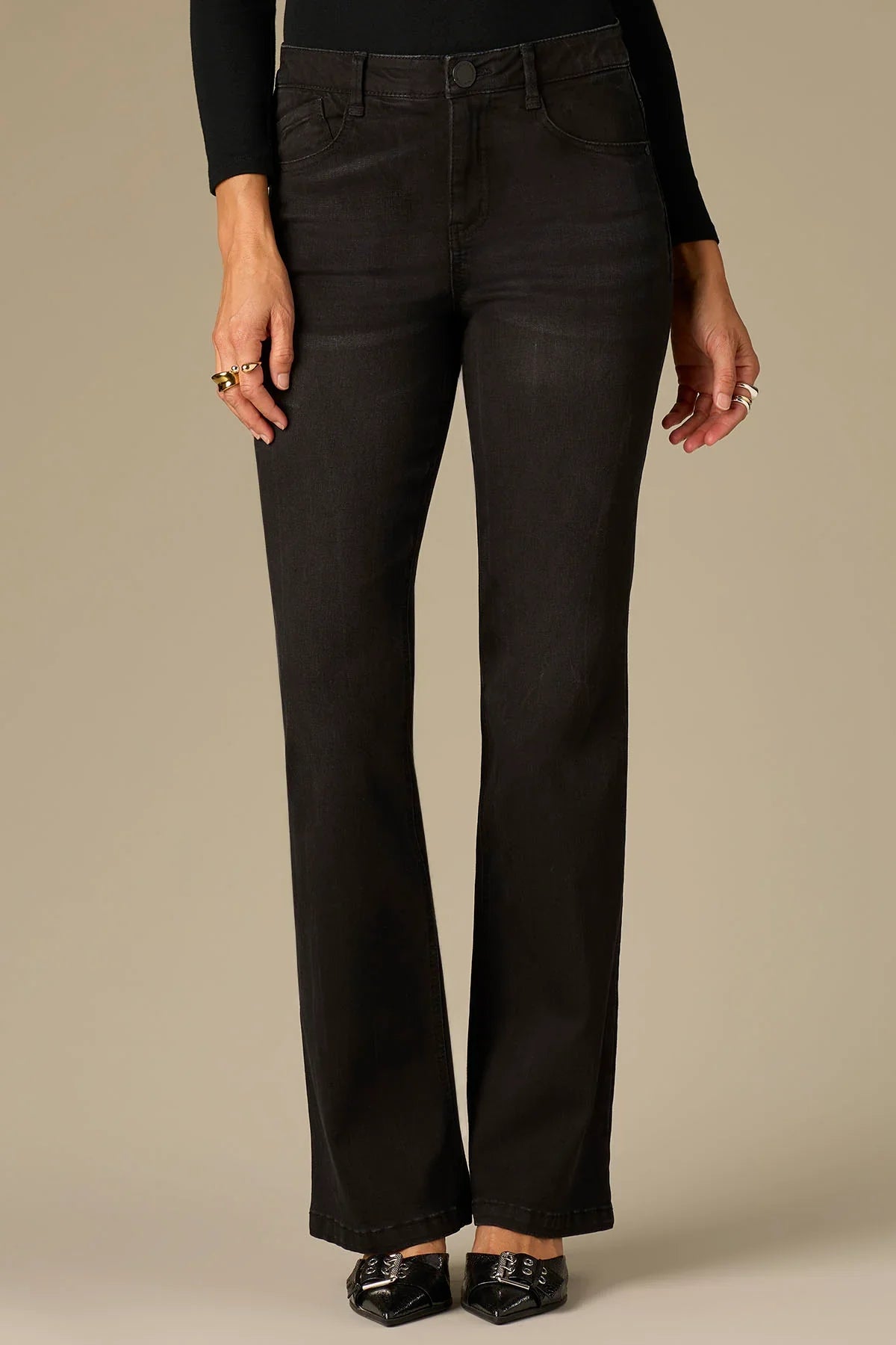 Madison Bitty Boot Jean With Grinded Hem - Mainstream Boutique