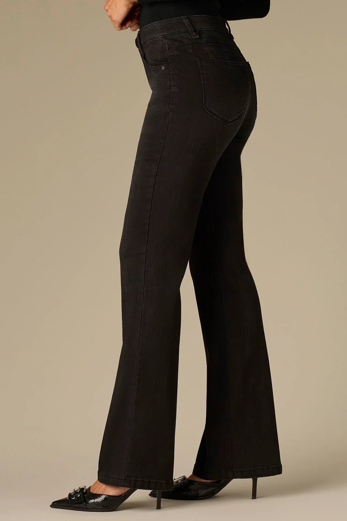 Madison Bitty Boot Jean With Grinded Hem - Mainstream Boutique