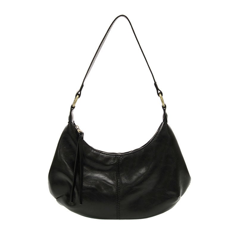 Vegan Leather Mini Hobo Bag - Mainstream Boutique