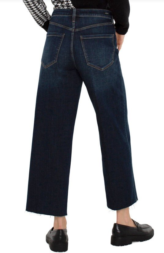 Midnight Muse Crop With Wide Leg Jeans - Mainstream Boutique