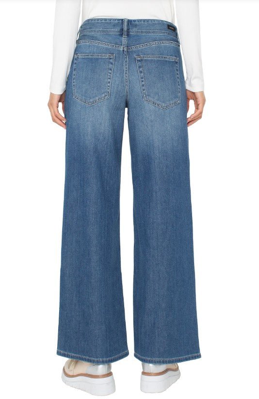 Skyline Stretch Wide Leg Jeans - Mainstream Boutique