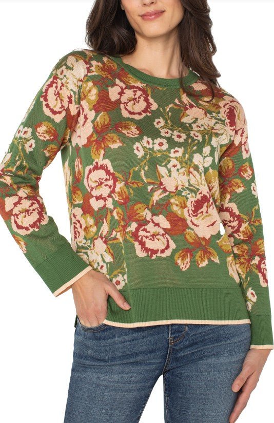 Botanical Bliss Sweater - Mainstream Boutique