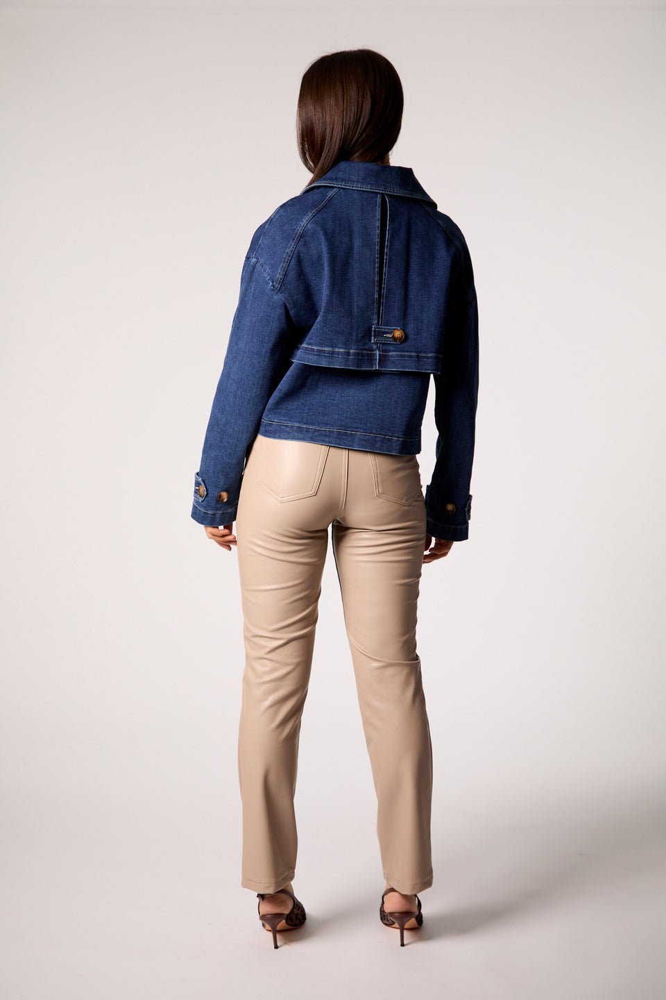 Blue Revival Lana Cropped Trench - Lisbon - Mainstream Boutique