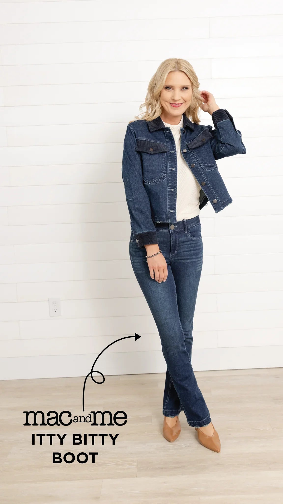 Itty Bitty Boot Jeans - Mainstream Boutique