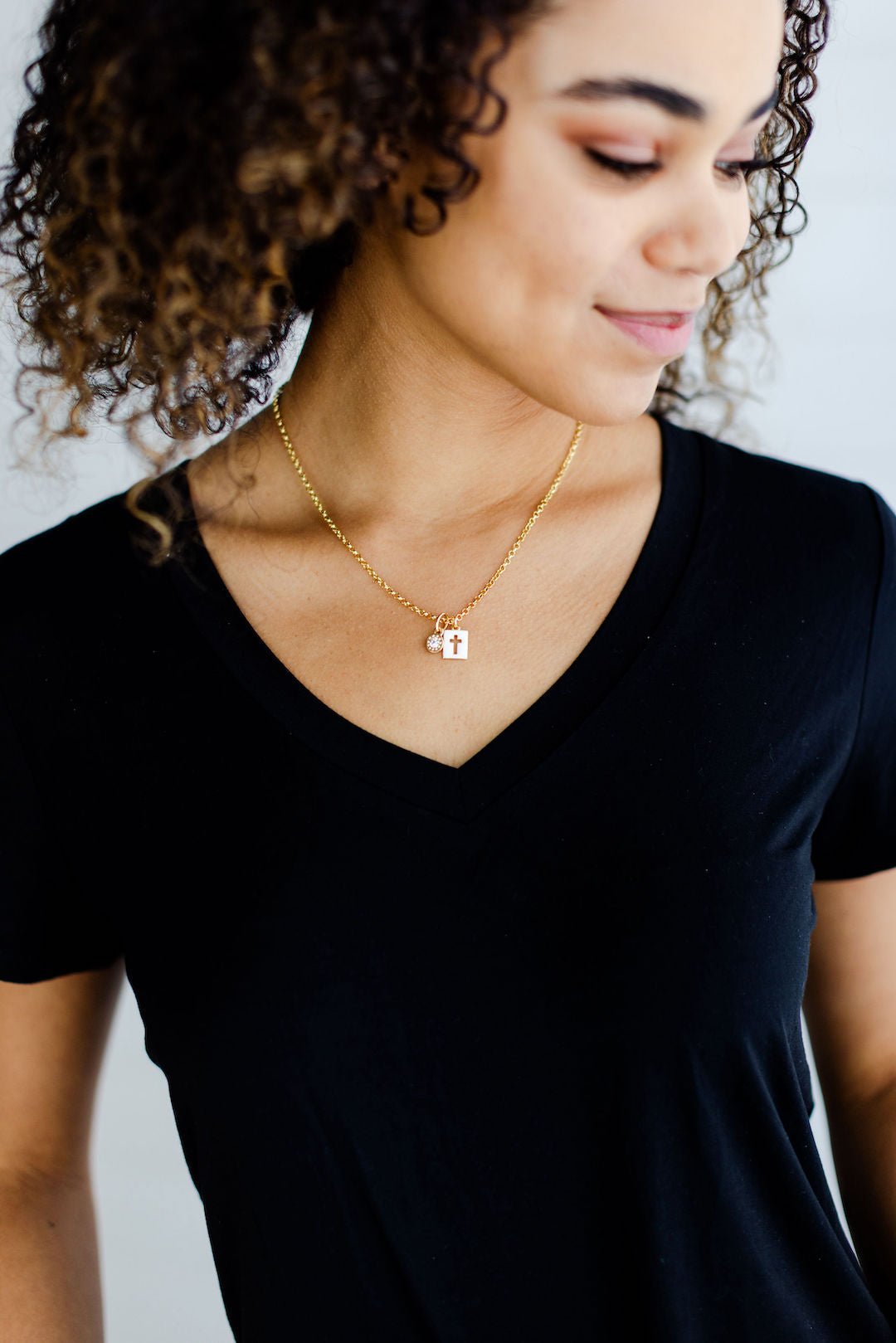 Enamel Cross Necklace - Mainstream Boutique