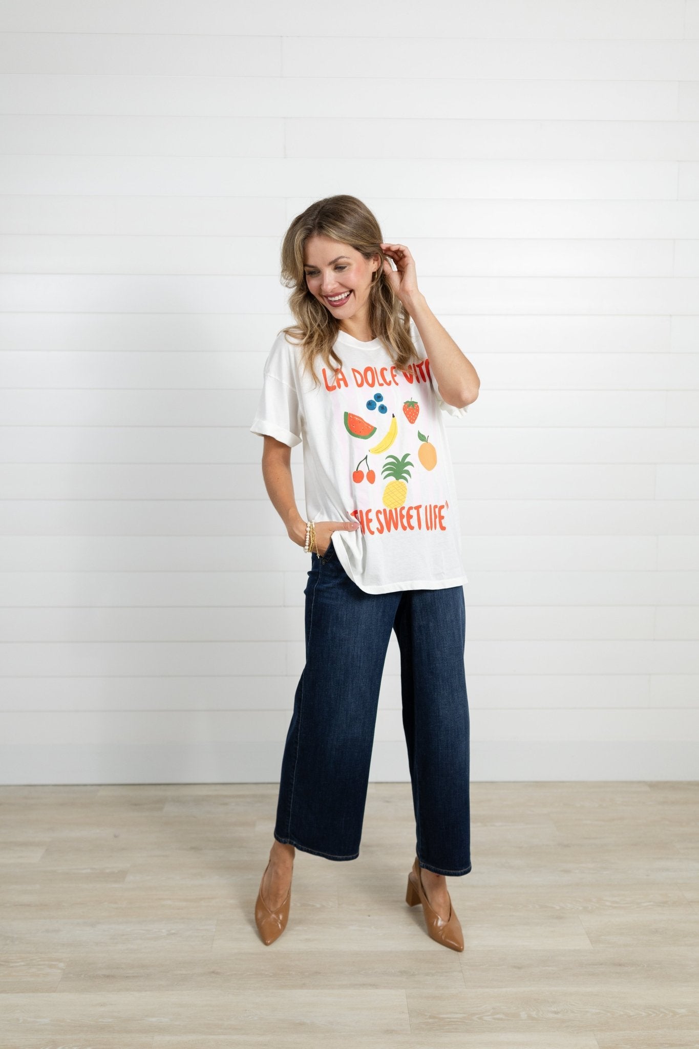 La Dolce Vita Graphic Tee - Mainstream Boutique
