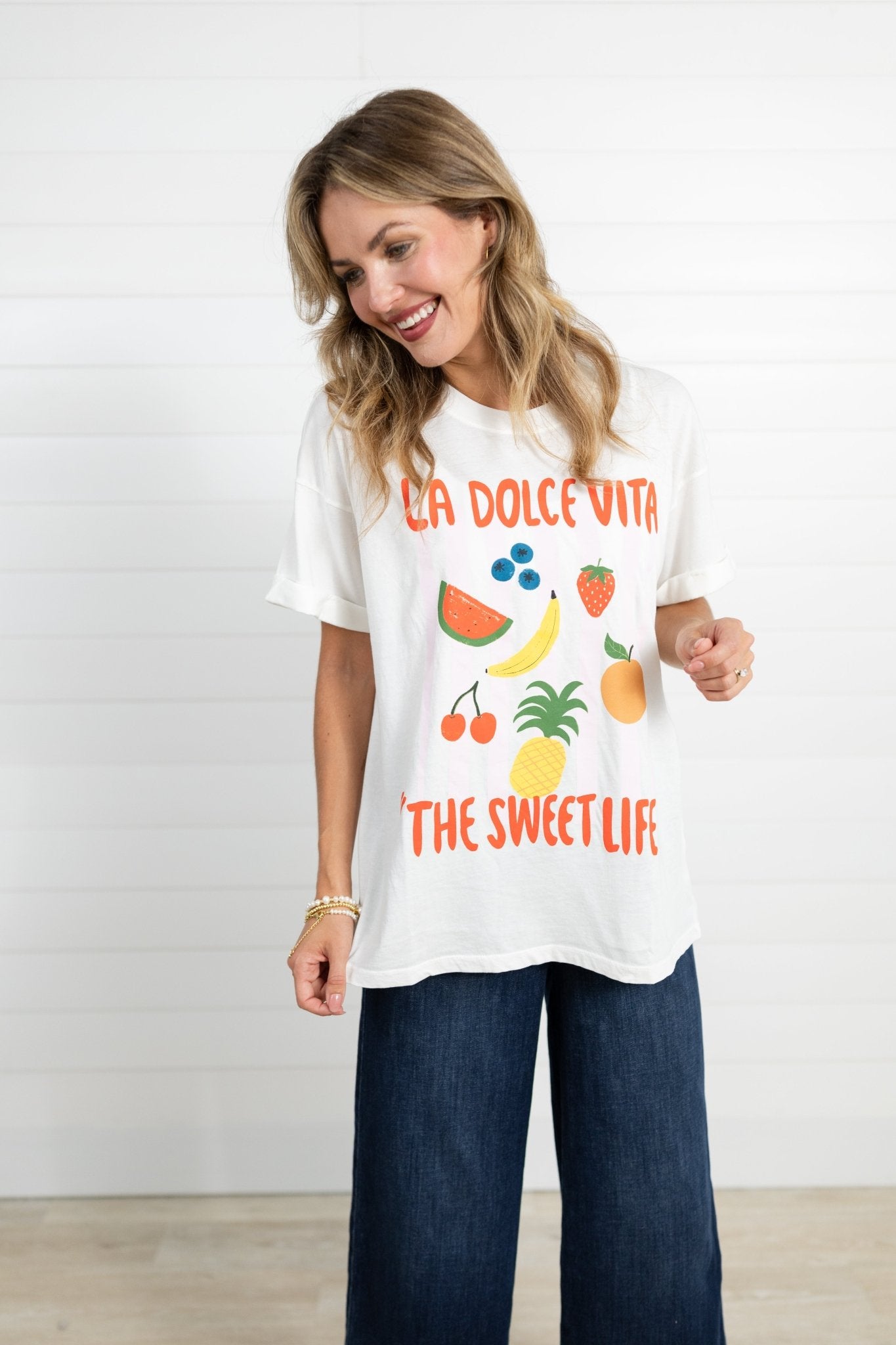 La Dolce Vita Graphic Tee - Mainstream Boutique