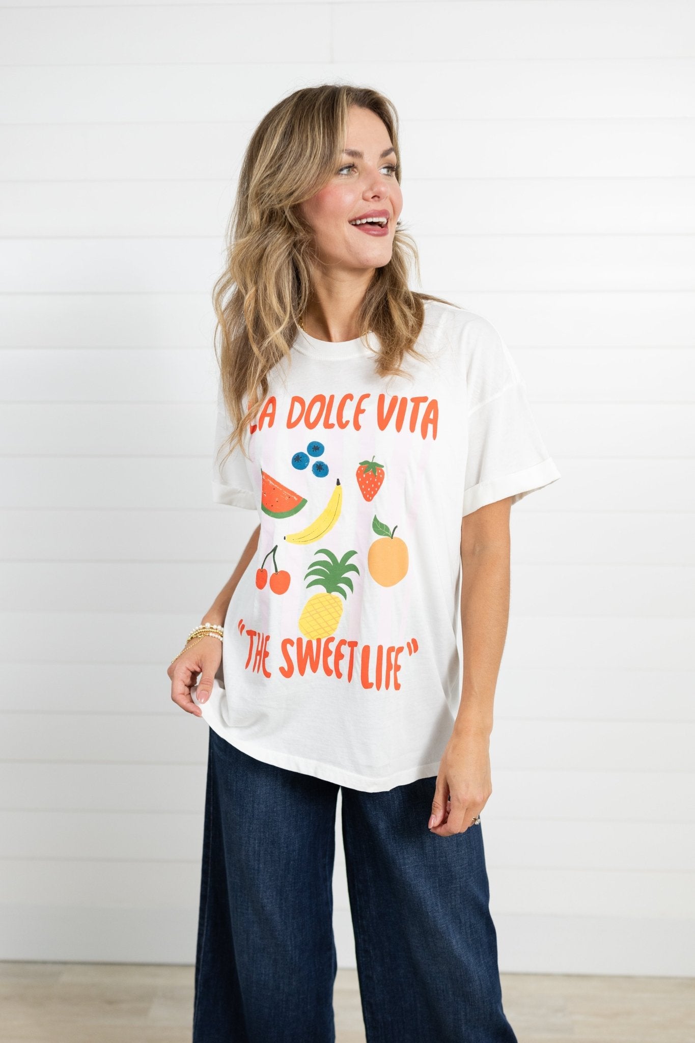 La Dolce Vita Graphic Tee - Mainstream Boutique