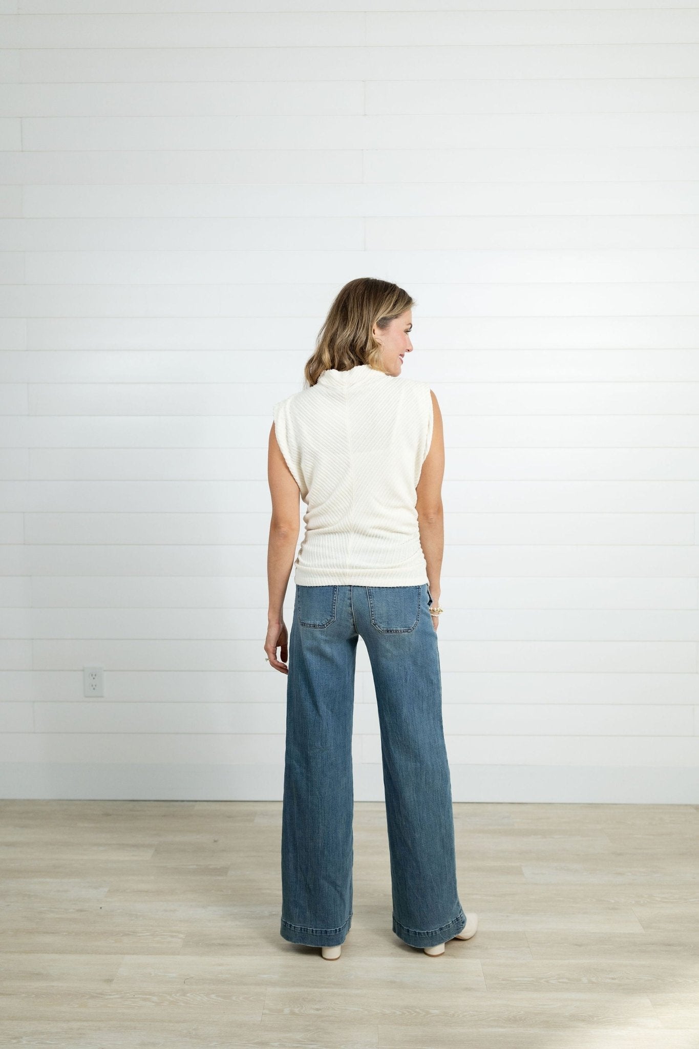 Mac And Me Harbor Breeze Wide Leg Denim - Mainstream Boutique