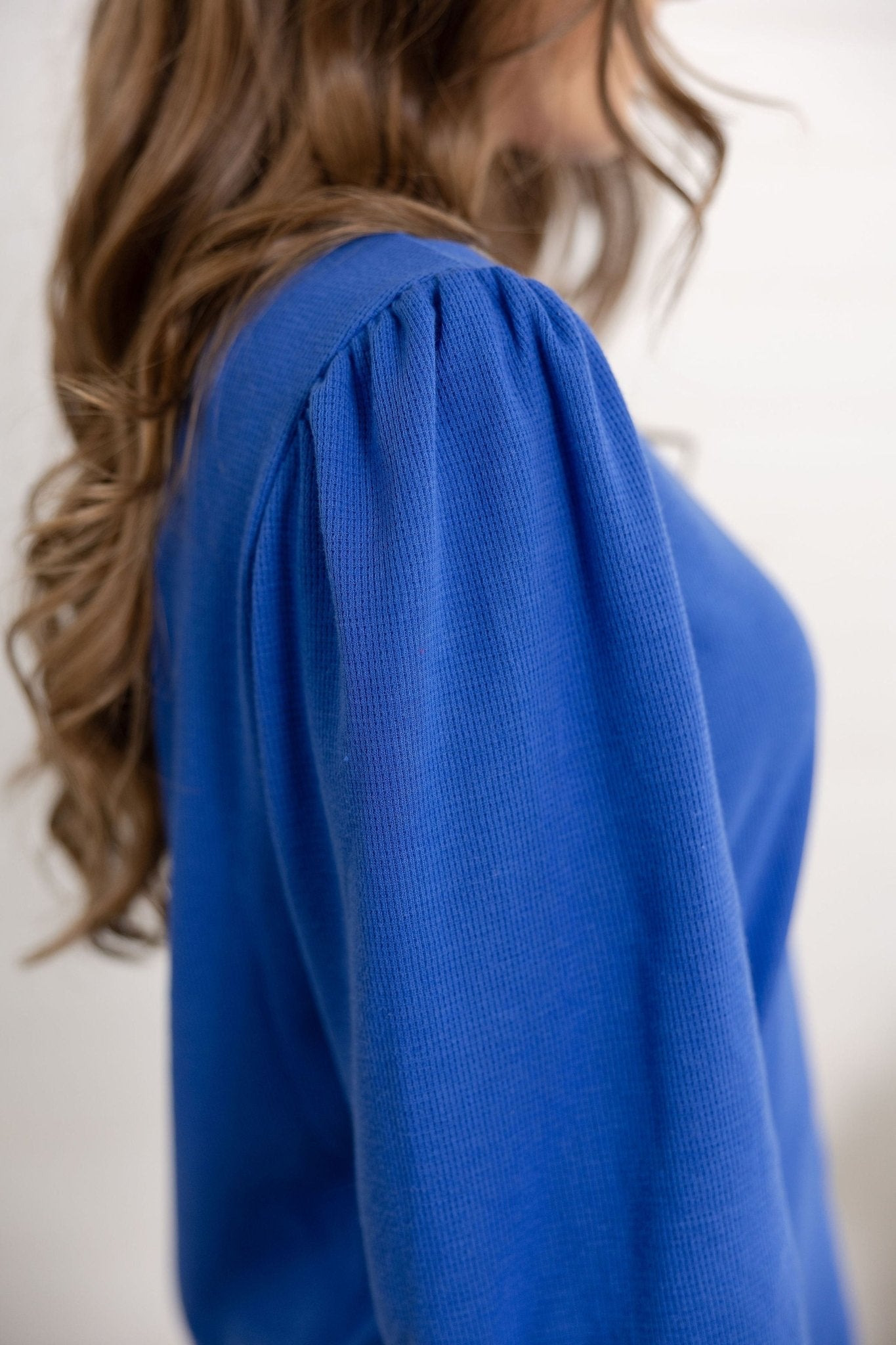 Mac And Me Gathered Shoulder Top - Mainstream Boutique