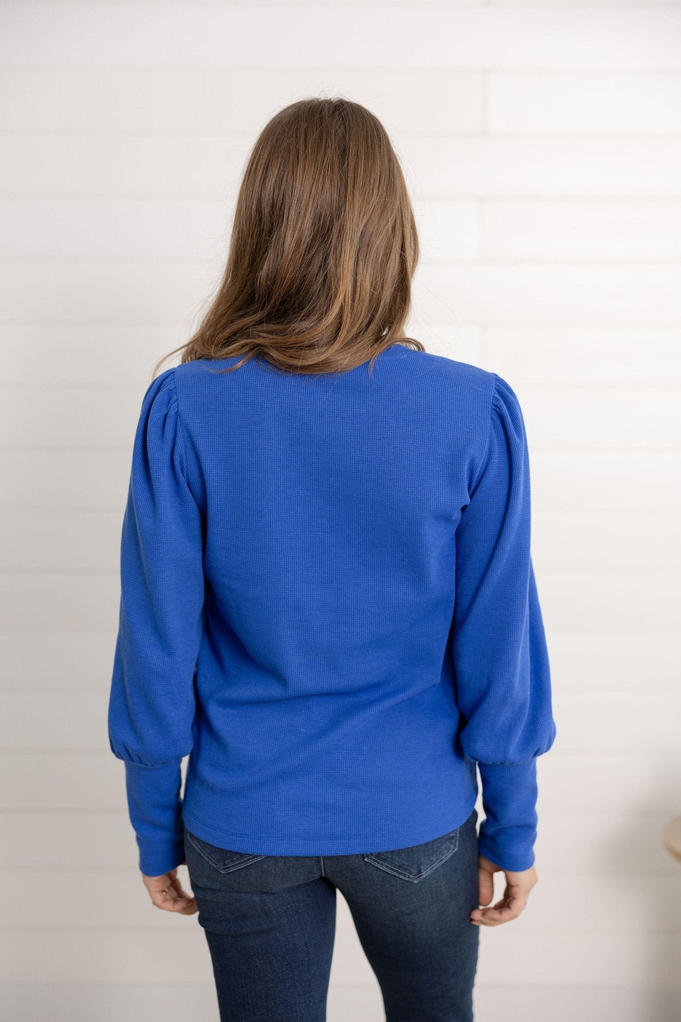 Mac And Me Gathered Shoulder Top - Mainstream Boutique